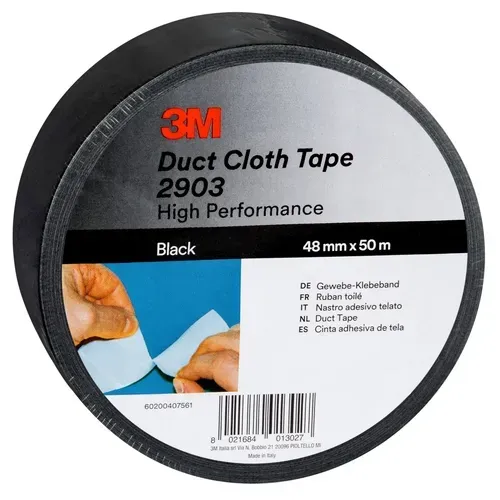 3M 2903 Duct Tape Universeel – Zwart – 48 mm x 50 meter